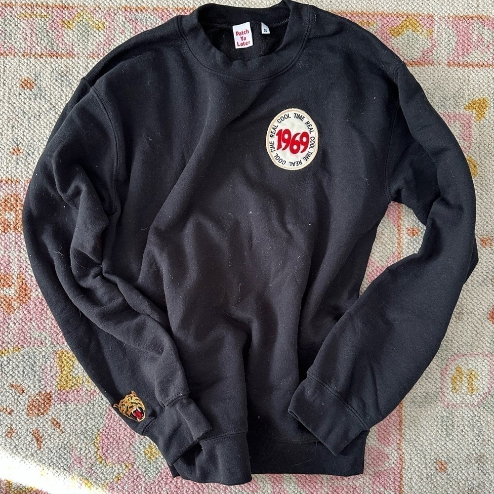patch ya later sweatshirt